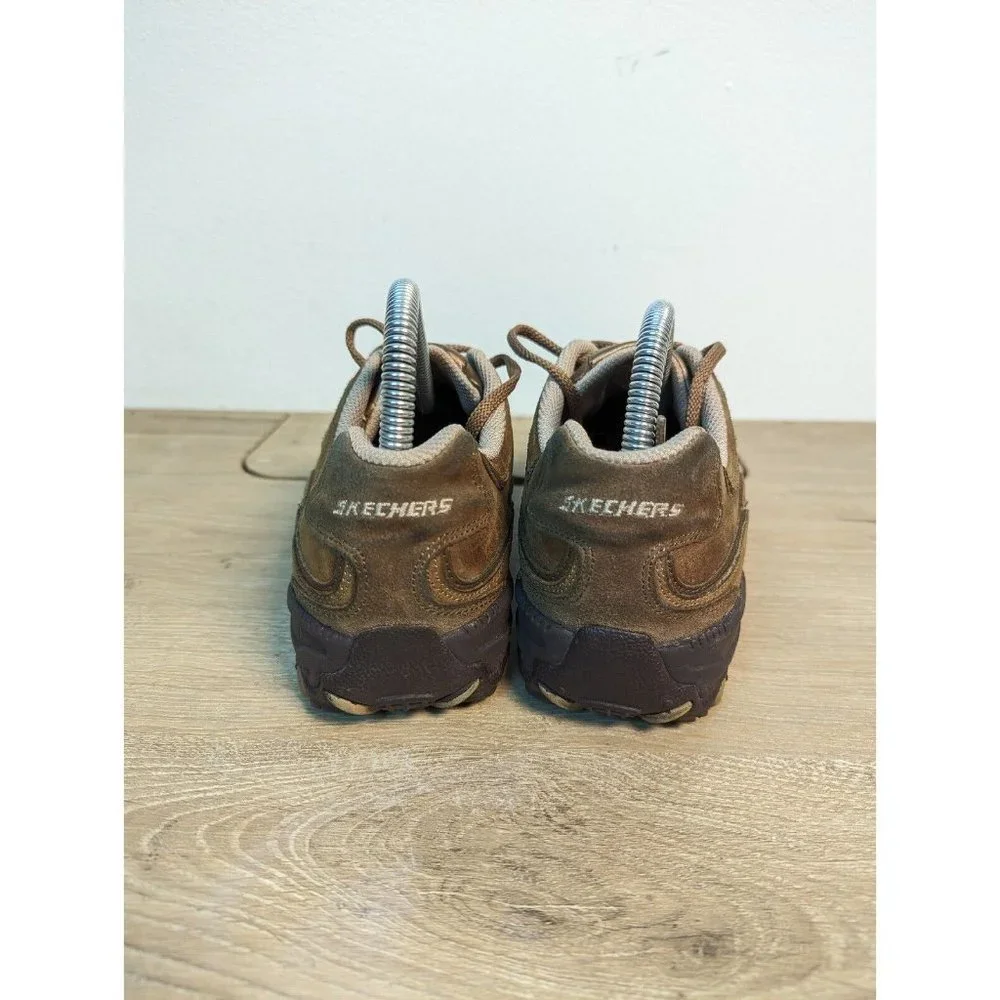 Skechers Womens Compulsions Blender 46884 Brown Casual Shoes Sneakers Size 10 - Picture 4 of 9